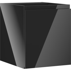 MEXEN/S - Orio koupelnová skříňka pod umyvadlo 40, 1 dvířka, černá lesk (91A11-04047-1-BF70)