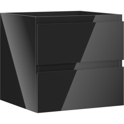 MEXEN/S - Orio koupelnová skříňka pod umyvadlo 50, 2 zásuvky, černá lesk (91A10-05047-2-BFF70)