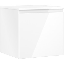 MEXEN/S - Orio koupelnová skříňka pod umyvadlo 50 cm s deskou, 1 šuplík, bílá lesk (91A10-05047-1-BFC00)