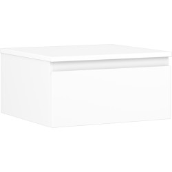 MEXEN/S - Orio koupelnová skříňka pod umyvadlo 50 cm s deskou, 1 šuplík, bílá mat (91A10-05023-1-BFC01)