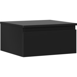 MEXEN/S - Orio koupelnová skříňka pod umyvadlo 50 cm s deskou, 1 šuplík, černá mat (91A10-05023-1-BFC71)