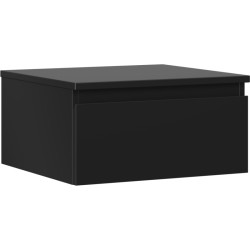 MEXEN/S - Orio koupelnová skříňka pod umyvadlo 50 cm s deskou, 1 šuplík, černá mat (91A10-05023-1-BFC71)