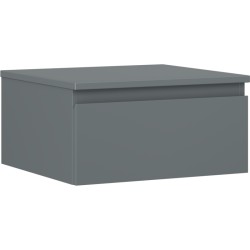 MEXEN/S - Orio koupelnová skříňka pod umyvadlo 50 cm s deskou, 1 šuplík,  grafit mat (91A10-05023-1-BFC66)