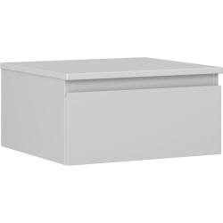 MEXEN/S - Orio koupelnová skříňka pod umyvadlo 50 cm s deskou, 1 šuplík,  šedá mat (91A10-05023-1-BFC62)