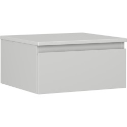 MEXEN/S - Orio koupelnová skříňka pod umyvadlo 50 cm s deskou, 1 šuplík,  šedá mat (91A10-05023-1-BFC62)