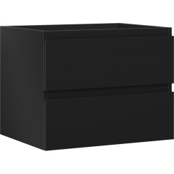 MEXEN/S - Orio koupelnová skříňka pod umyvadlo 60, 2 zásuvky, černá mat (91A10-06047-2-BFF71)