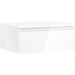 MEXEN/S - Orio koupelnová skříňka pod umyvadlo 60 cm s deskou, 1 šuplík, bílá lesk (91A10-06023-1-BFC00)