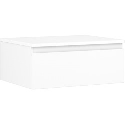 MEXEN/S - Orio koupelnová skříňka pod umyvadlo 60 cm s deskou, 1 šuplík, bílá mat (91A10-06023-1-BFC01)