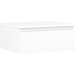 MEXEN/S - Orio koupelnová skříňka pod umyvadlo 60 cm s deskou, 1 šuplík, bílá mat (91A10-06023-1-BFC01)