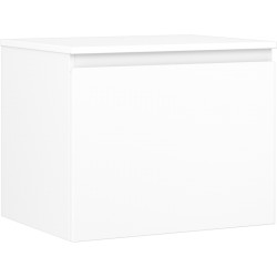 MEXEN/S - Orio koupelnová skříňka pod umyvadlo 60 cm s deskou, 1 šuplík, bílá mat (91A10-06047-1-BFC01)