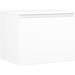 MEXEN/S - Orio koupelnová skříňka pod umyvadlo 60 cm s deskou, 1 šuplík, bílá mat (91A10-06047-1-BFC01)