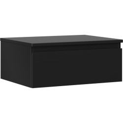 MEXEN/S - Orio koupelnová skříňka pod umyvadlo 60 cm s deskou, 1 šuplík,  černá mat (91A10-06023-1-BFC71)