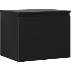 MEXEN/S - Orio koupelnová skříňka pod umyvadlo 60 cm s deskou, 1 šuplík, černá mat (91A10-06047-1-BFC71)