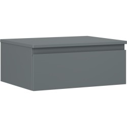 MEXEN/S - Orio koupelnová skříňka pod umyvadlo 60 cm s deskou, 1 šuplík,  grafit mat (91A10-06023-1-BFC66)