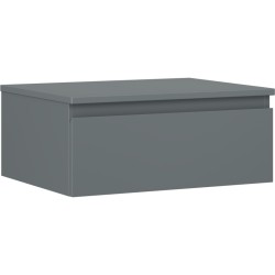 MEXEN/S - Orio koupelnová skříňka pod umyvadlo 60 cm s deskou, 1 šuplík,  grafit mat (91A10-06023-1-BFC66)