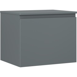 MEXEN/S - Orio koupelnová skříňka pod umyvadlo 60 cm s deskou, 1 šuplík, grafit mat (91A10-06047-1-BFC66)