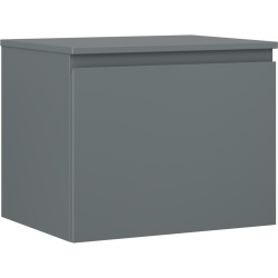 MEXEN/S - Orio koupelnová skříňka pod umyvadlo 60 cm s deskou, 1 šuplík, grafit mat (91A10-06047-1-BFC66)