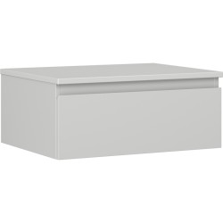 MEXEN/S - Orio koupelnová skříňka pod umyvadlo 60 cm s deskou, 1 šuplík,  šedá mat (91A10-06023-1-BFC62)