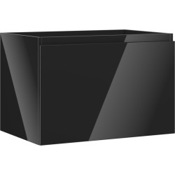 MEXEN/S - Orio koupelnová skříňka pod umyvadlo 70, 1 šuplík, černá lesk (91A10-07047-1-BF70)