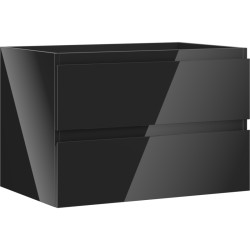 MEXEN/S - Orio koupelnová skříňka pod umyvadlo 70, 2 zásuvky, černá lesk (91A10-07047-2-BFF70)