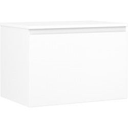 MEXEN/S - Orio koupelnová skříňka pod umyvadlo 70 cm s deskou, 1 šuplík, bílá mat (91A10-07047-1-BFC01)