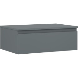 MEXEN/S - Orio koupelnová skříňka pod umyvadlo 70 cm s deskou, 1 šuplík, grafit mat (91A10-07023-1-BFC66)