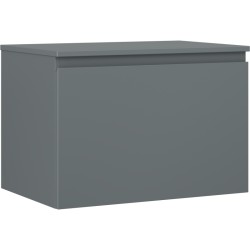 MEXEN/S - Orio koupelnová skříňka pod umyvadlo 70 cm s deskou, 1 šuplík, grafit mat (91A10-07047-1-BFC66)