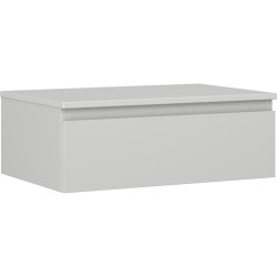 MEXEN/S - Orio koupelnová skříňka pod umyvadlo 70 cm s deskou, 1 šuplík, šedá mat (91A10-07023-1-BFC62)