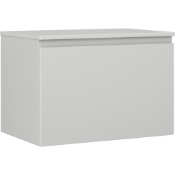 MEXEN/S - Orio koupelnová skříňka pod umyvadlo 70 cm s deskou, 1 šuplík, šedá mat (91A10-07047-1-BFC62)