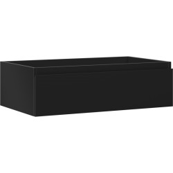 MEXEN/S - Orio koupelnová skříňka pod umyvadlo 80, 1 šuplík, černá mat (91A10-08023-1-BF71)