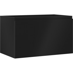 MEXEN/S - Orio koupelnová skříňka pod umyvadlo 80, 1 šuplík, černá mat (91A10-08047-1-BF71)