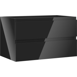 MEXEN/S - Orio koupelnová skříňka pod umyvadlo 80, 2 zásuvky, černá lesk (91A10-08047-2-BFF70)