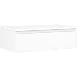 MEXEN/S - Orio koupelnová skříňka pod umyvadlo 80 cm s deskou, 1 šuplík, bílá mat (91A10-08023-1-BFC01)