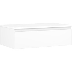 MEXEN/S - Orio koupelnová skříňka pod umyvadlo 80 cm s deskou, 1 šuplík, bílá mat (91A10-08023-1-BFC01)