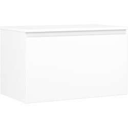 MEXEN/S - Orio koupelnová skříňka pod umyvadlo 80 cm s deskou, 1 šuplík, bílá mat (91A10-08047-1-BFC01)