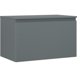 MEXEN/S - Orio koupelnová skříňka pod umyvadlo 80 cm s deskou, 1 šuplík, grafit mat (91A10-08047-1-BFC66)