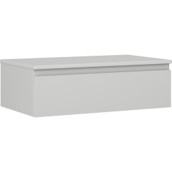 MEXEN/S - Orio koupelnová skříňka pod umyvadlo 80 cm s deskou, 1 šuplík, šedá mat (91A10-08023-1-BFC62)