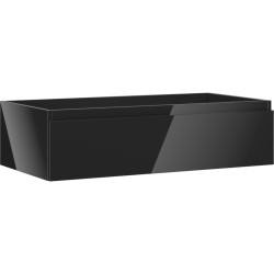 MEXEN/S - Orio koupelnová skříňka pod umyvadlo 90, 1 šuplík, černá lesk (91A10-09023-1-BF70)