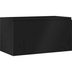 MEXEN/S - Orio koupelnová skříňka pod umyvadlo 90, 1 šuplík, černá mat (91A10-09047-1-BF71)