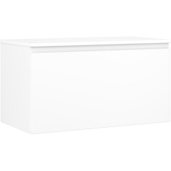 MEXEN/S - Orio koupelnová skříňka pod umyvadlo 90 cm s deskou, 1 šuplík, bílá mat (91A10-09047-1-BFC01)