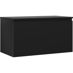 MEXEN/S - Orio koupelnová skříňka pod umyvadlo 90 cm s deskou, 1 šuplík, černá mat (91A10-09047-1-BFC71)