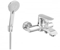 MEXEN/S - Pecos R40 vanová baterie se sprchovou soupravou, chrom (7273R40-00)