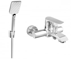 MEXEN/S - Pecos R62 vanová baterie se sprchovou soupravou, chrom (7273R62-00)