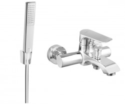 MEXEN/S - Pecos R72 vanová baterie se sprchovou soupravou, chrom (7273R72-00)