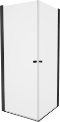 MEXEN/S - PRETORIA duo sprchový kout 70 x 70 cm, transparent, černý (852-070-070-70-00-02)