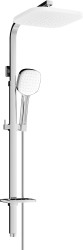 MEXEN/S - Q33 sprchový set chrom / bílá (798333395-02)