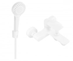 MEXEN/S - R05 Royo vanová baterie se sprchou set, bílá (7223R05-20)