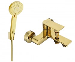 MEXEN/S - R40 Royo vanová baterie se sprchou set, zlato (7223R40-50)