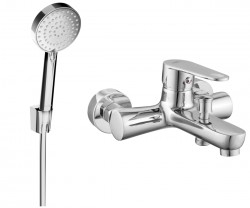 MEXEN/S - R75 Kama vanová baterie se sprchovou soupravou, chrom (7253R75-00)