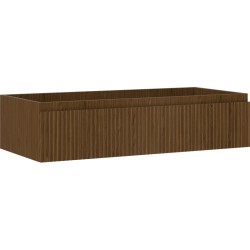 MEXEN/S - Rivel koupelnová skříňka pod umyvadlo 100, 1 šuplík, reliéf , ořech (91A20-10023-1-BF86)